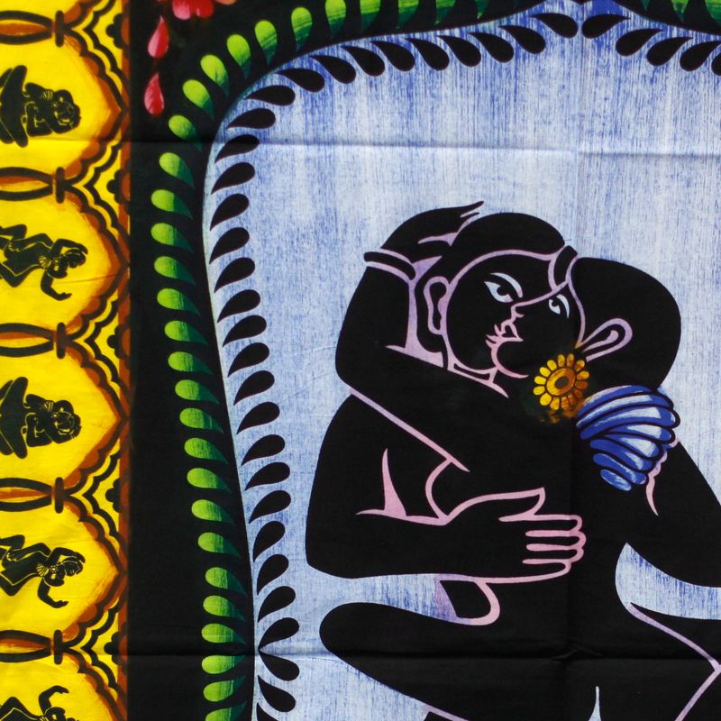 Ručno Oslikano Pamučno Zidno Platno - Kamasutra