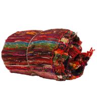 Luksuzni Ručno Tkani Tepih - Crvena - 150 x 90 cm