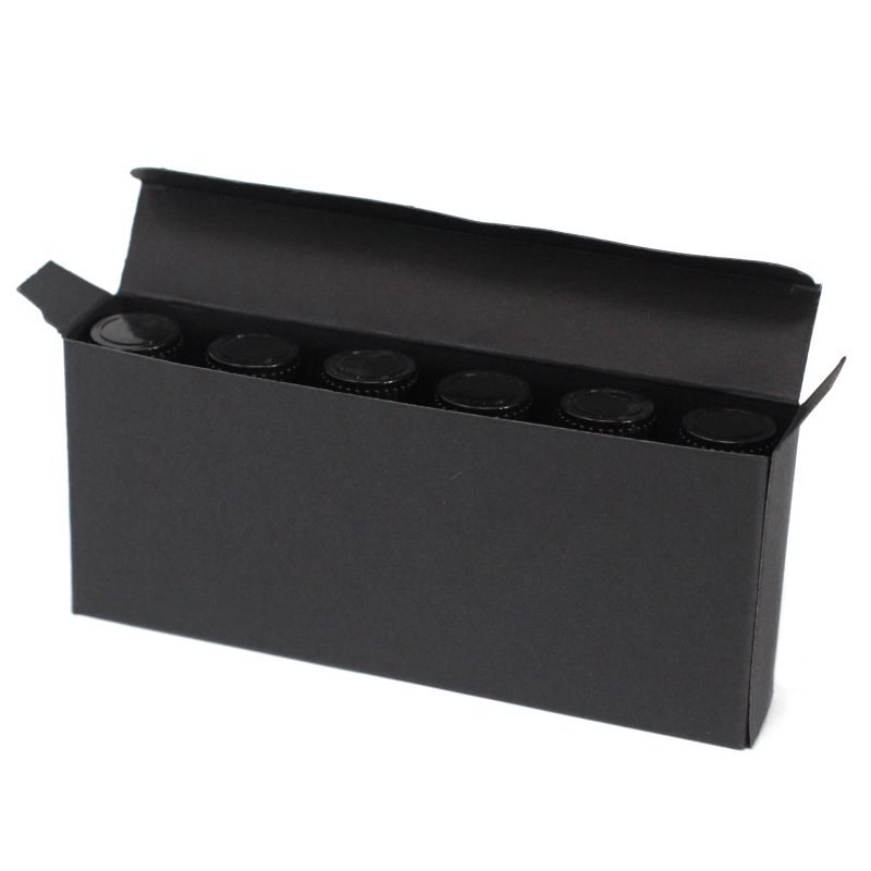 Kutija za 6 x 10 ml Bočica Eteričnog Ulja - Crna