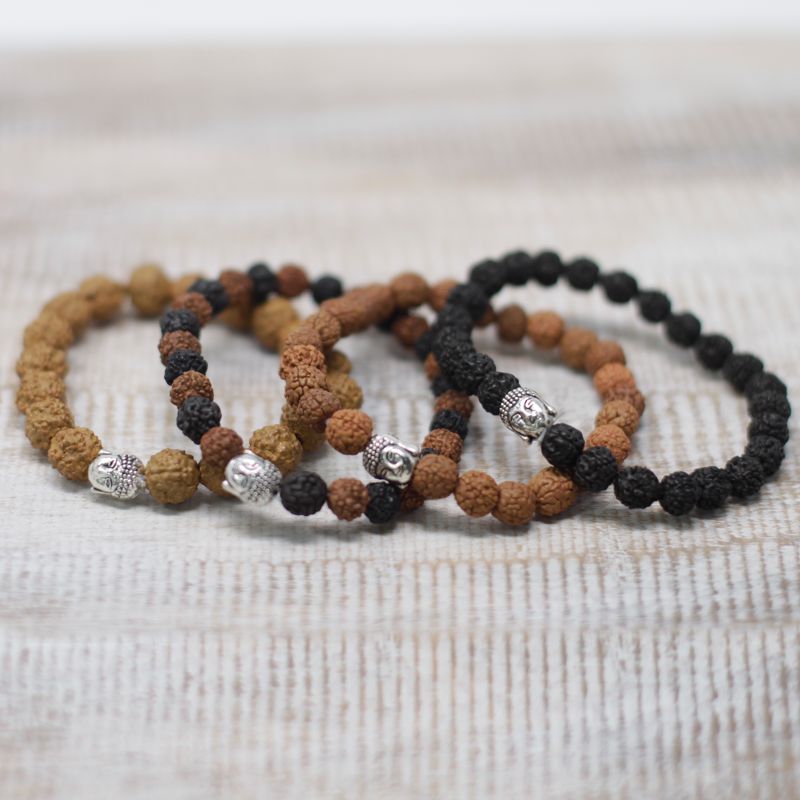 Rudraksha Buda Narukvice - Mix