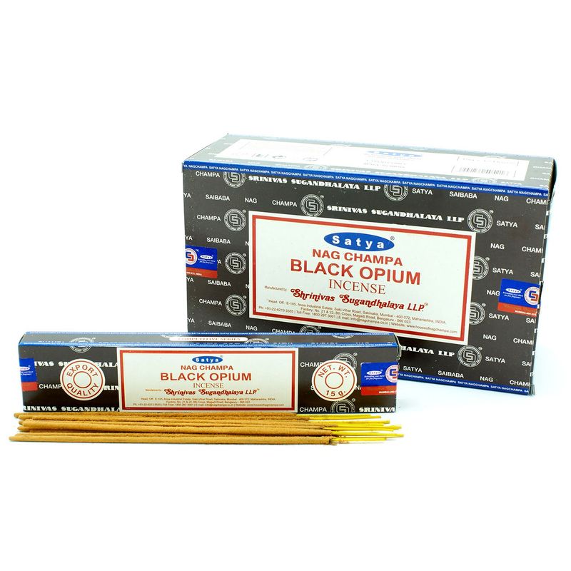Satya Mirisni Štapići 15g - Crni Opium