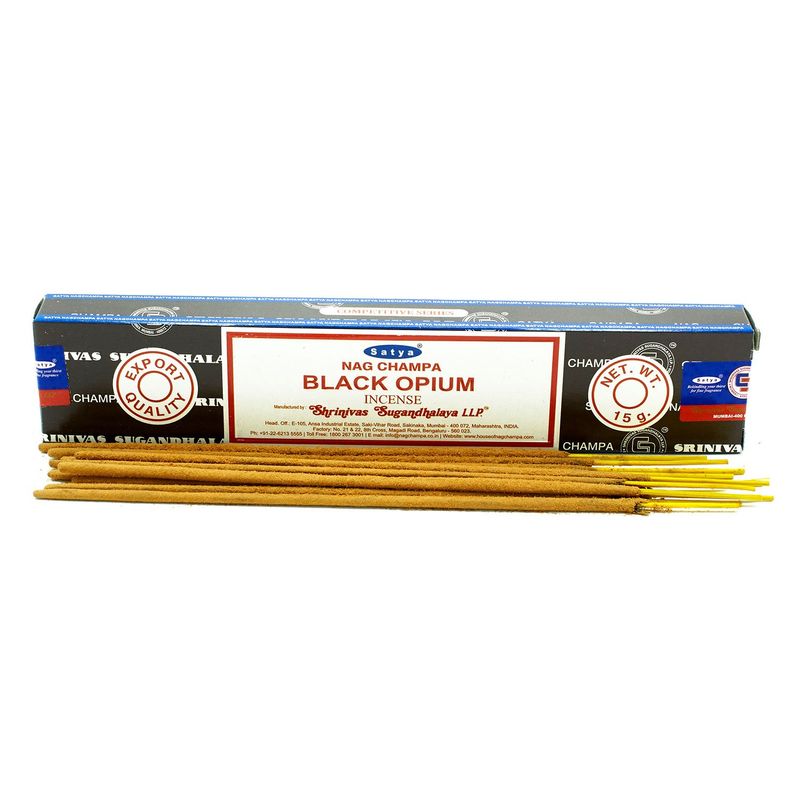 Satya Mirisni Štapići 15g - Crni Opium