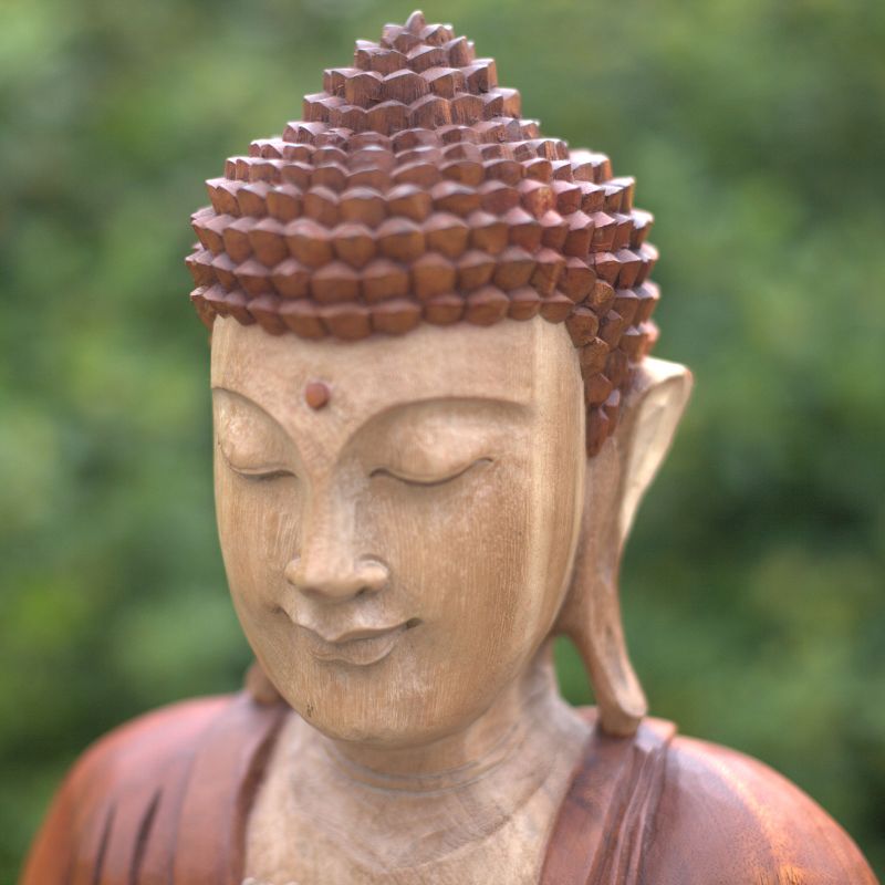 Ručno Izrezbarena Buddha Statua - Razmišljanje 25cm