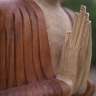Ručno Izrezbarena Buddha Statua - Razmišljanje 25cm