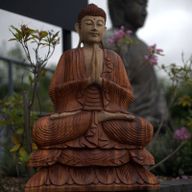 Ručno Izrezbarena Buddha Statua - Molitva 80cm
