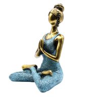 Figure Yoga Dame - Brončana i Tirkizna 24cm