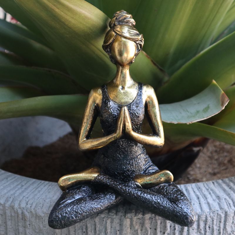 Figure Yoga Dame - Brončana i Crna 24cm