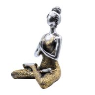 Figure Yoga Dame - Srebrna i Zlatna 24cm