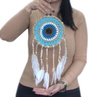 Macramé Hvatač Snova u Pastelno Ružičastoj 16cm (razne boje)