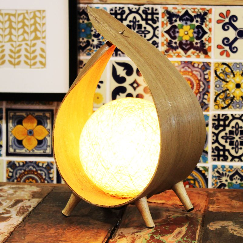 Lampion od Prirodnih Kokosovih Listova - Prirodni Omot