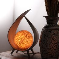 Lampion od Prirodnih Kokosovih Listova - Prirodni Omot
