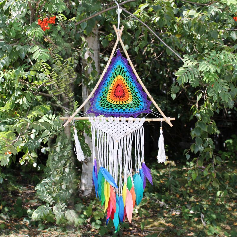 Bali Hvatač Snova - Veliki Multicolor - Piramida