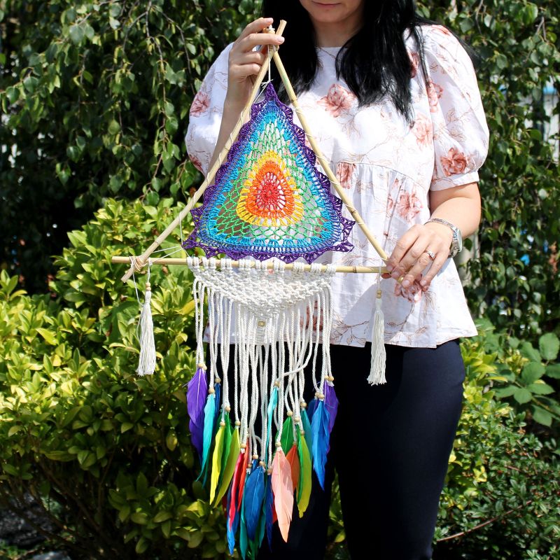 Bali Hvatač Snova - Veliki Multicolor - Piramida