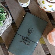 Ručno Rađeni Kožni Dnevnik - My Little Black Book - Crna (80 st)