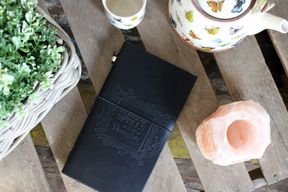 Ručno Rađeni Kožni Dnevnik - My Book of Spells... - Crna (80 st)