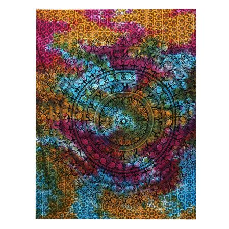 Single Pamučna Navlaka za Krevet - Slon Mandala