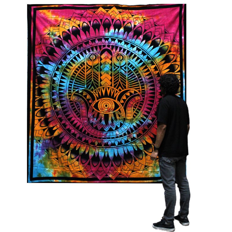 Double Pamučna Navlaka za Krevet - Hamsa