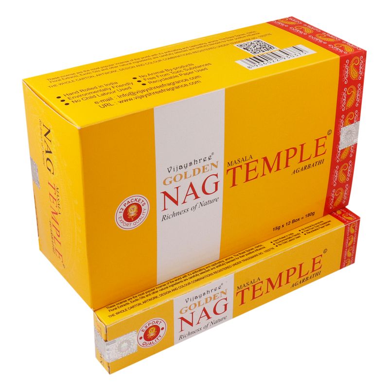 Golden Nag Mirisni Štapići 15g - Hramski Tamjan