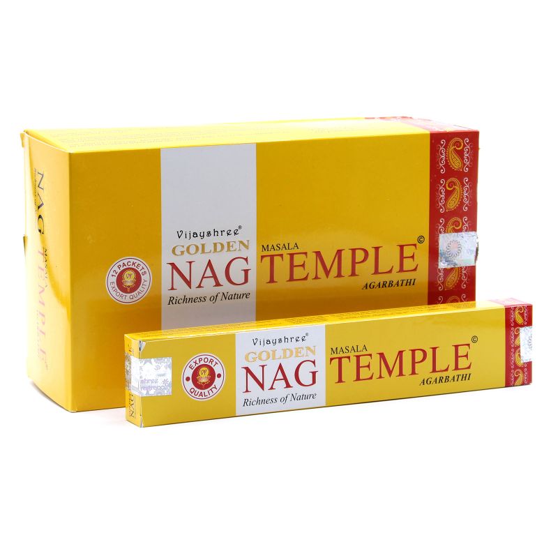 Golden Nag Mirisni Štapići 15g - Hramski Tamjan