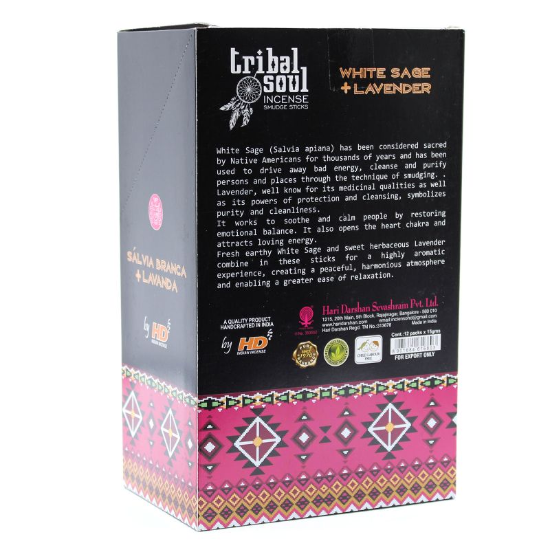 Tribal Soul Mirisni Štapići - Bijela Kadulja + Lavanda