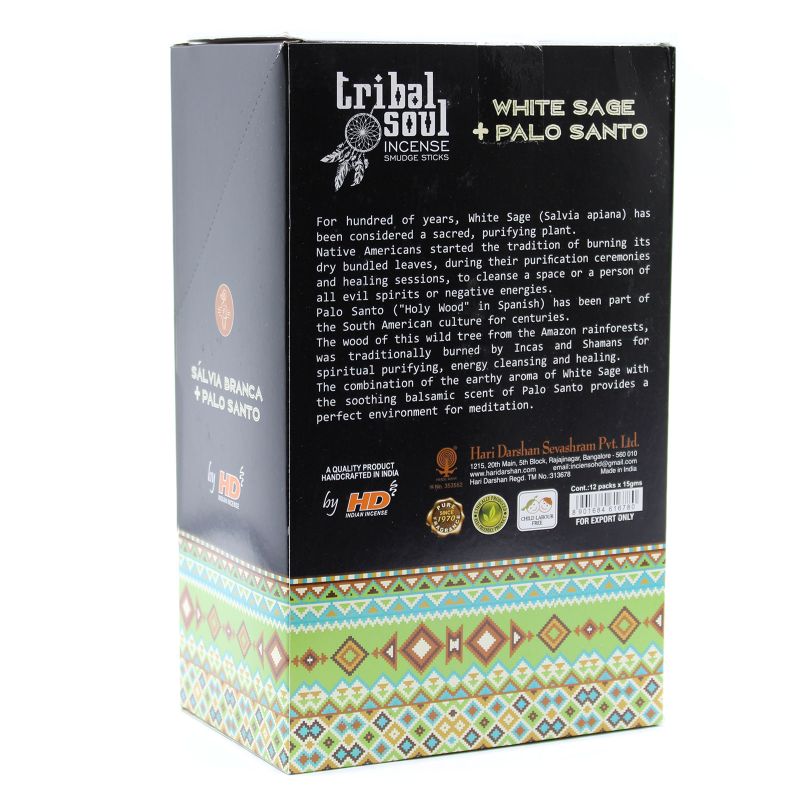 Tribal Soul Mirisni Štapići - Bijela Kadulja + Palo Santo