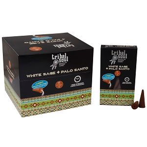 Tribal Povratni Mirisni Čunjići - Bijela Kadulja + Palo Santo