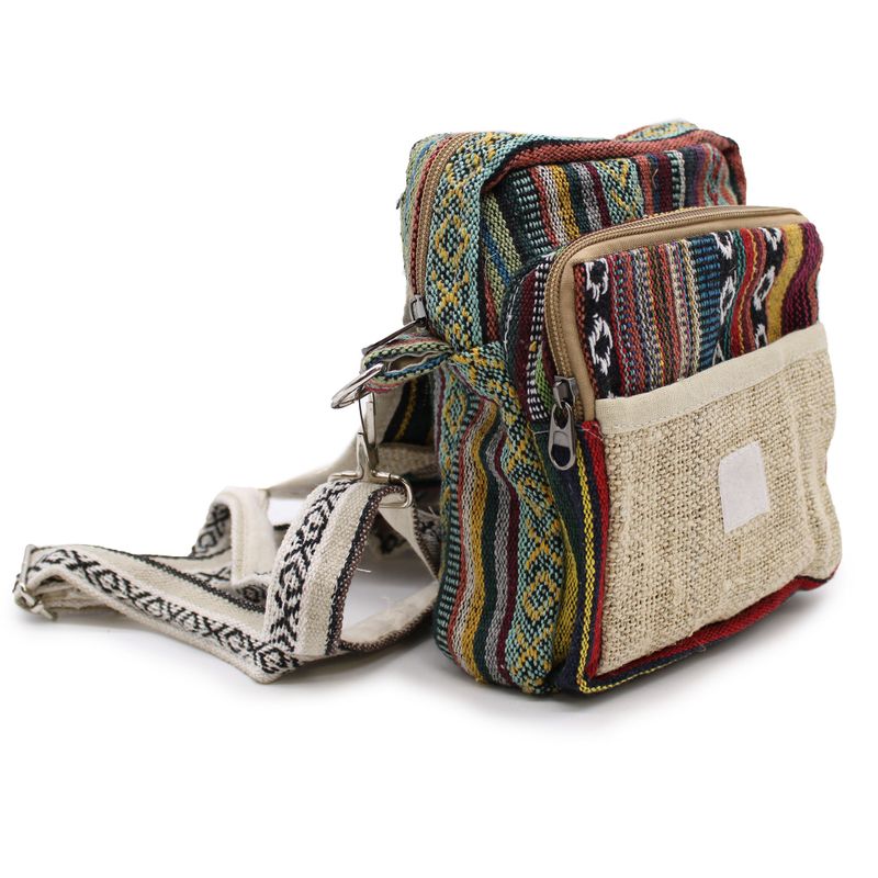 Crossbody Torba - Konoplja - Jhari Stil