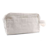 Toaletna Torbica od Prirodnog Pamuka 10 oz - 20x12x6 cm