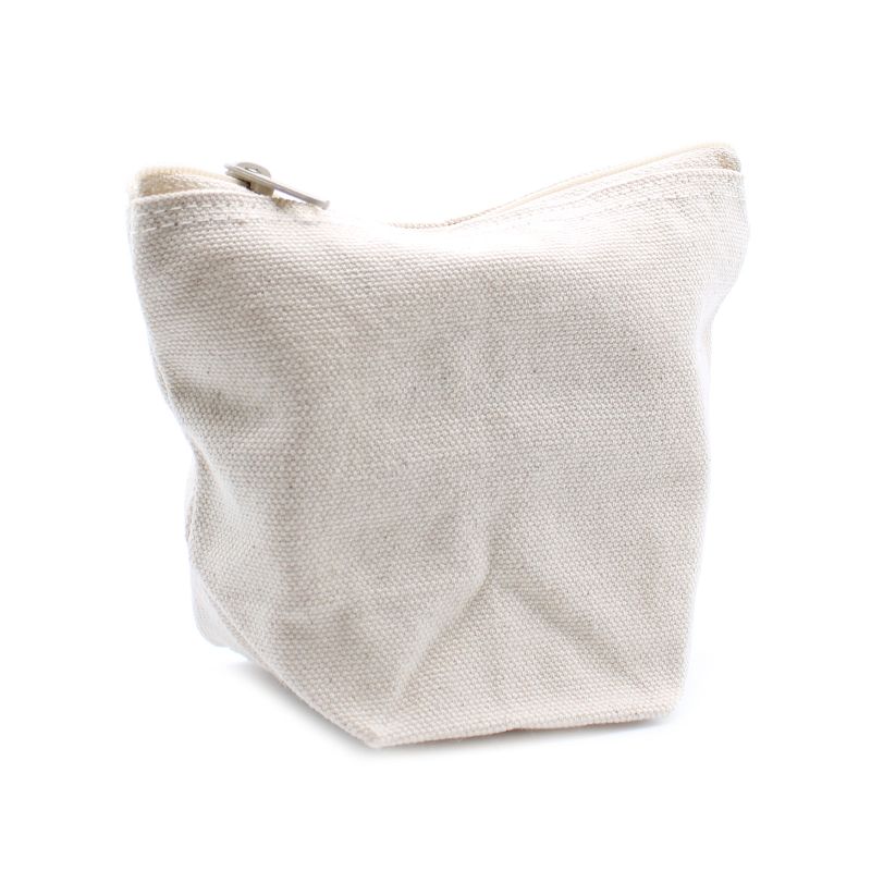 Toaletna Torbica od Prirodnog Pamuka 10 oz - 12x14x7 cm