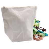 Toaletna Torbica od Prirodnog Pamuka 10 oz - 18x20x10 cm