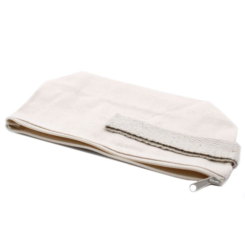 Toaletna Torbica od Prirodnog Pamuka s Ručkom 10 oz -  22x12x7 cm