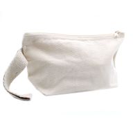 Toaletna Torbica od Prirodnog Pamuka s Ručkom 10 oz -  22x12x7 cm