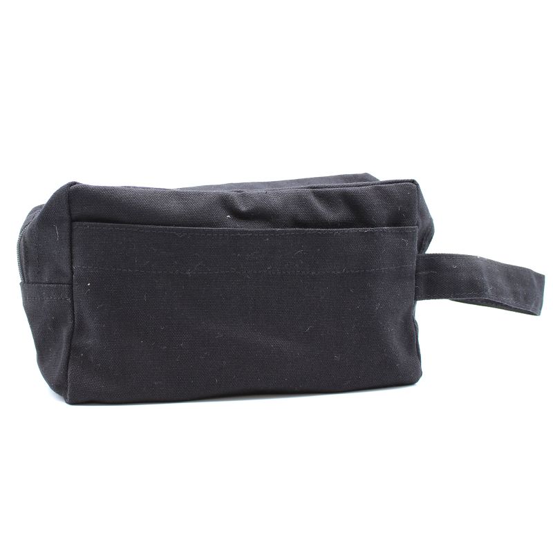 Crna Pamučna Toaletna Torbica 10 oz - 20x12x6 cm
