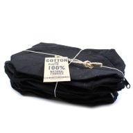 Crna Pamučna Toaletna Torbica 10 oz - 18x10x7 cm