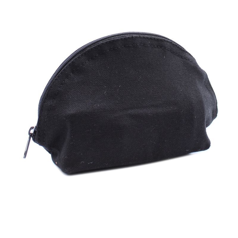Crna Pamučna Toaletna Torbica 10 oz - 18x10x7 cm