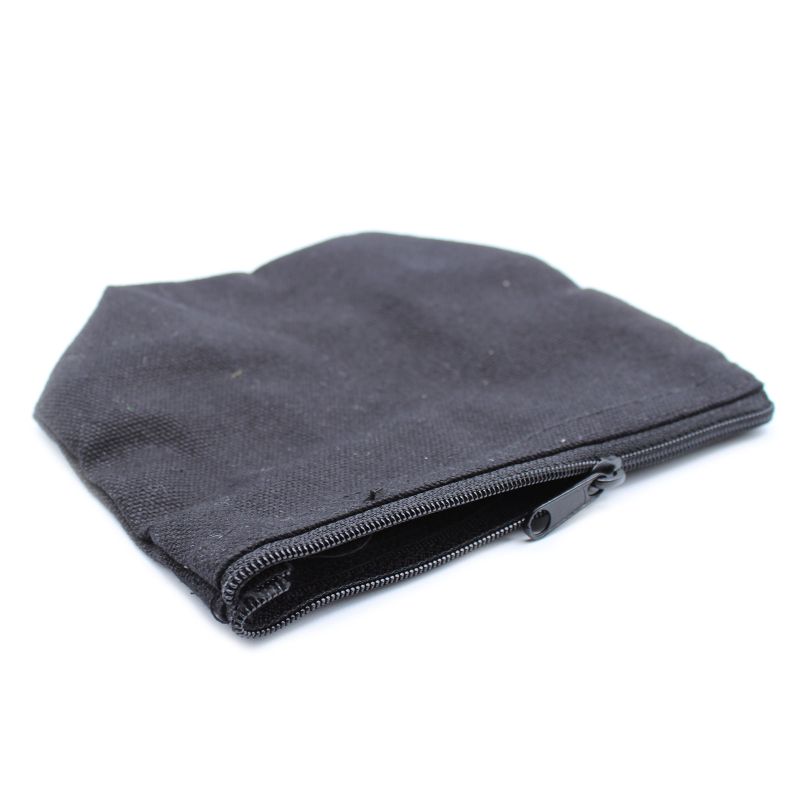 Crna Pamučna Toaletna Torbica 10 oz - 18x10x7 cm