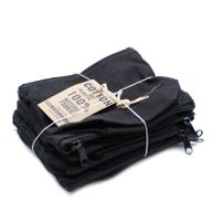 Crna Pamučna Toaletna Torbica 10 oz - 12x14x7 cm
