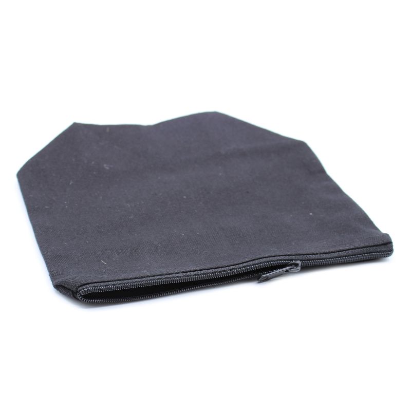 Crna Pamučna Toaletna Torbica 10 oz - 18x20x10 cm