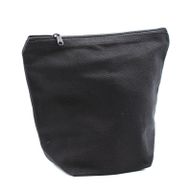 Crna Pamučna Toaletna Torbica 10 oz - 18x20x10 cm
