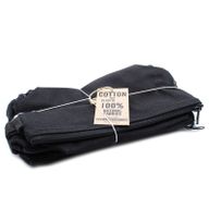 Crna Pamučna Toaletna Torbica s Ručkom 10 oz - 22x12x7 cm