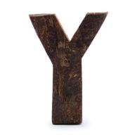 Rustikalna Slova od Kore Drveta - "Y" - 7cm
