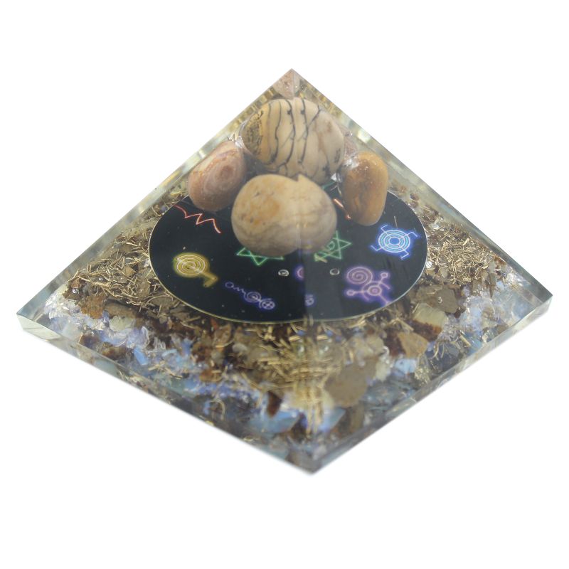 Orgonitna Piramida 70mm - Ponoćni Reiki