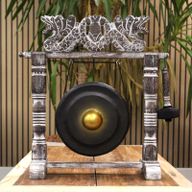 Mali Gong sa Stalkom - 25cm - Crna