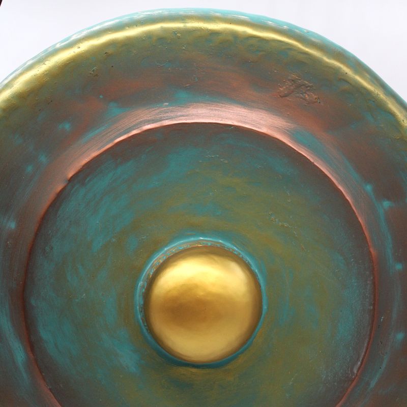 Srednji Gong sa Stalkom - 50cm - Isprano Zelena