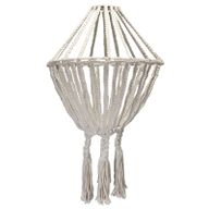 Veliki Macrame Pleteni Luster - Prirodna