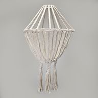 Veliki Macrame Pleteni Luster - Prirodna