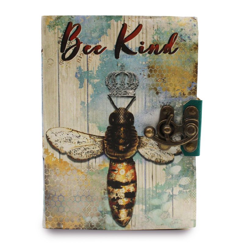 Kožna Bilježnica Pohabanih Rubova - "Bee Kind"