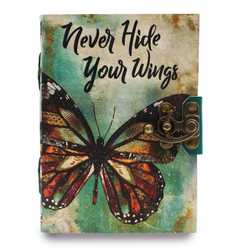 Kožna Bilježnica Pohabanih Rubova - "Never Hide Your Wings"