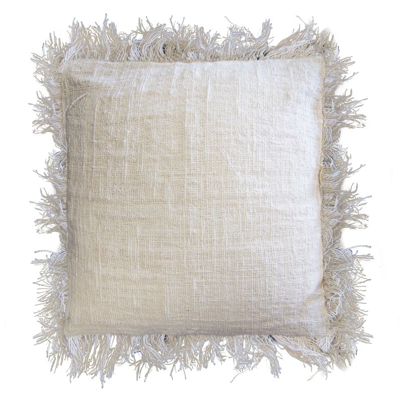 Lanena Jastučnica s Resicama - 60x60cm