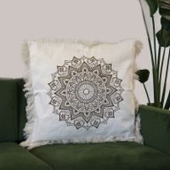 Mandala Lotus Jastučnica - 60x60cm - Bronza